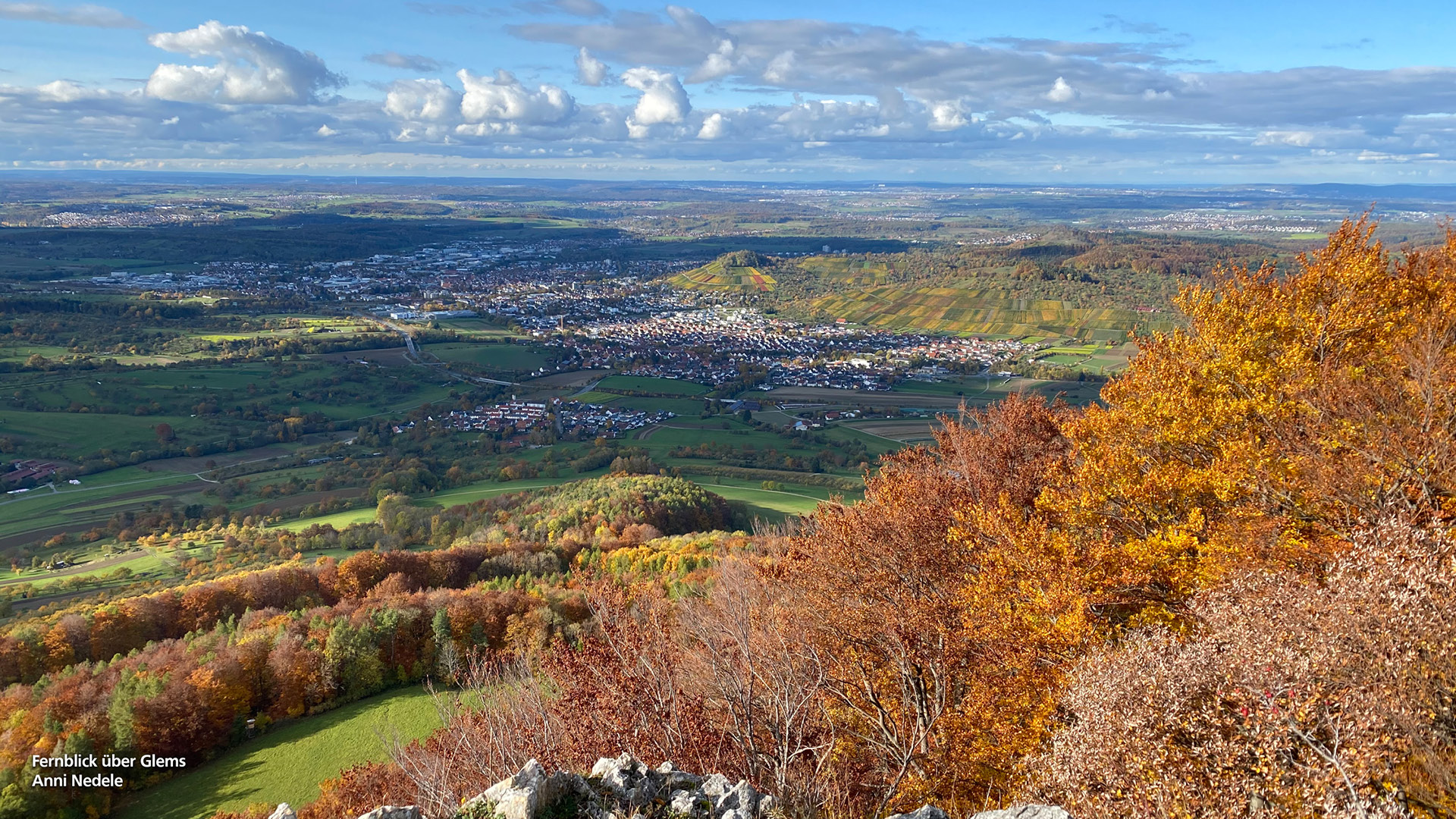 "Fernblick über Glems" von Anni Nedele